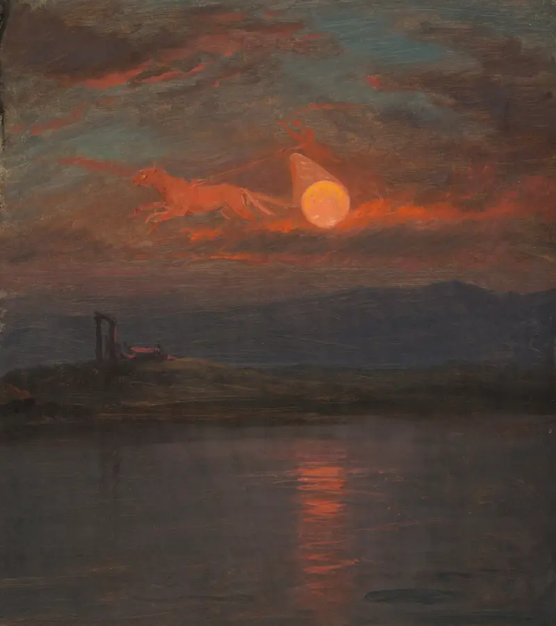 Solvagnen (fantasi) av Frederic Edwin Church