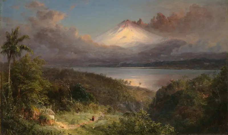 Utsikt över Cotopaxi av Frederic Edwin Church