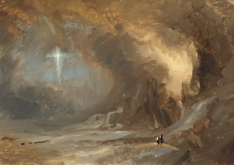 Kristus på korset av Frederic Edwin Church