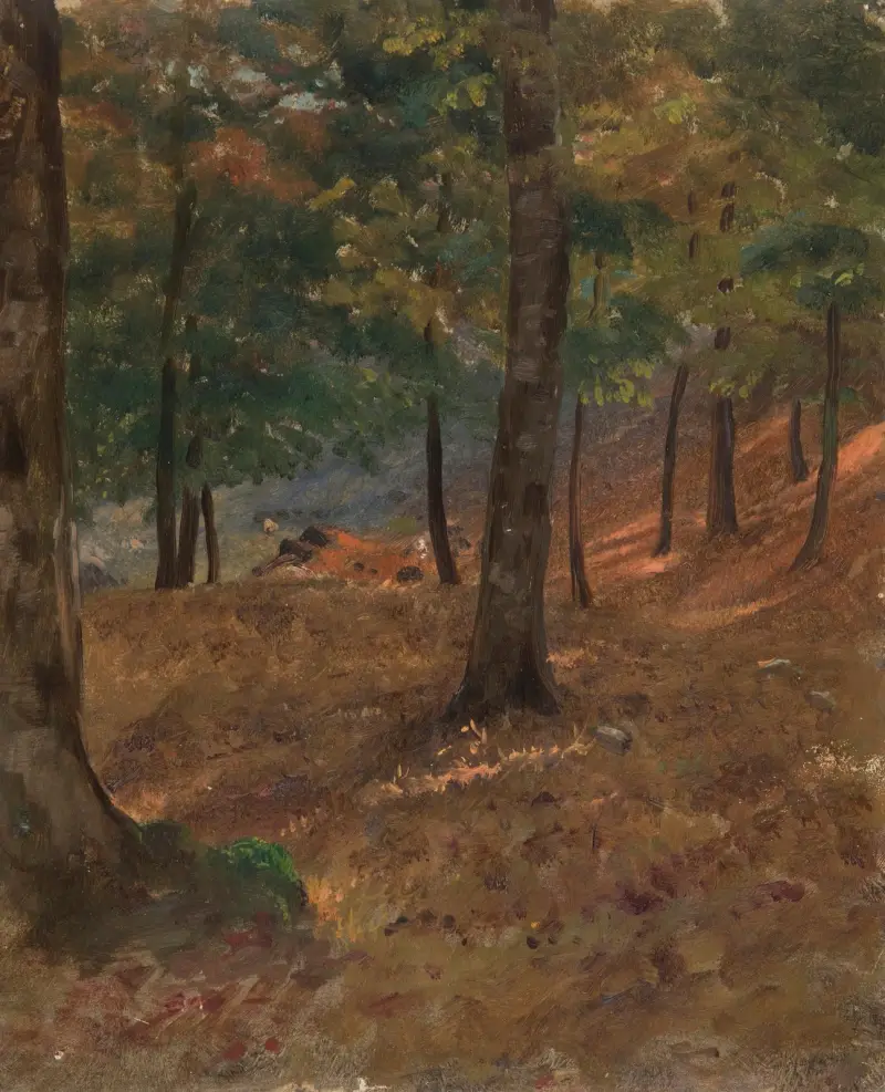 Skogslandskap av Frederic Edwin Church