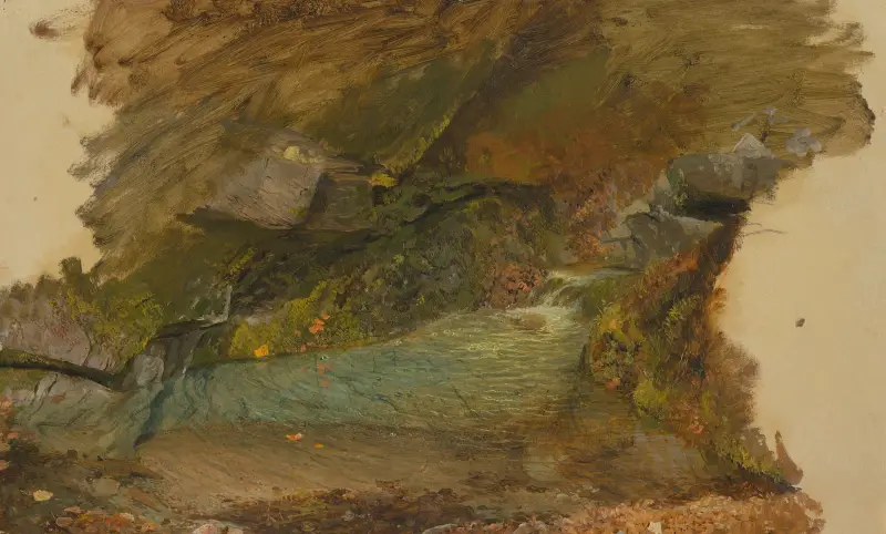 Skogsbäck av Frederic Edwin Church