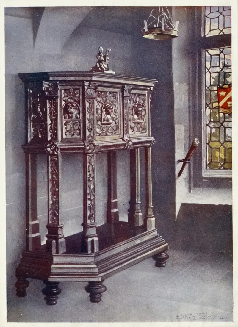 Petite credence, François I, Musée de Cluny, Paris, ca. 1520 av Edwin Foley