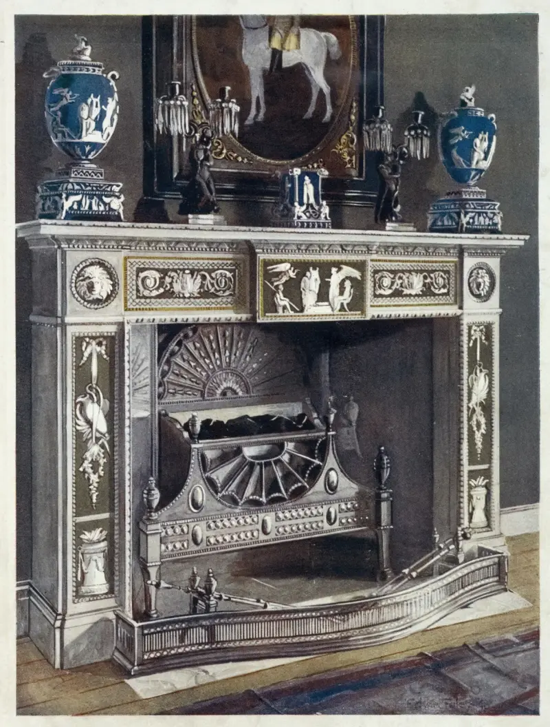 Wedgwood-Flaxman chimneypiece av Edwin Foley