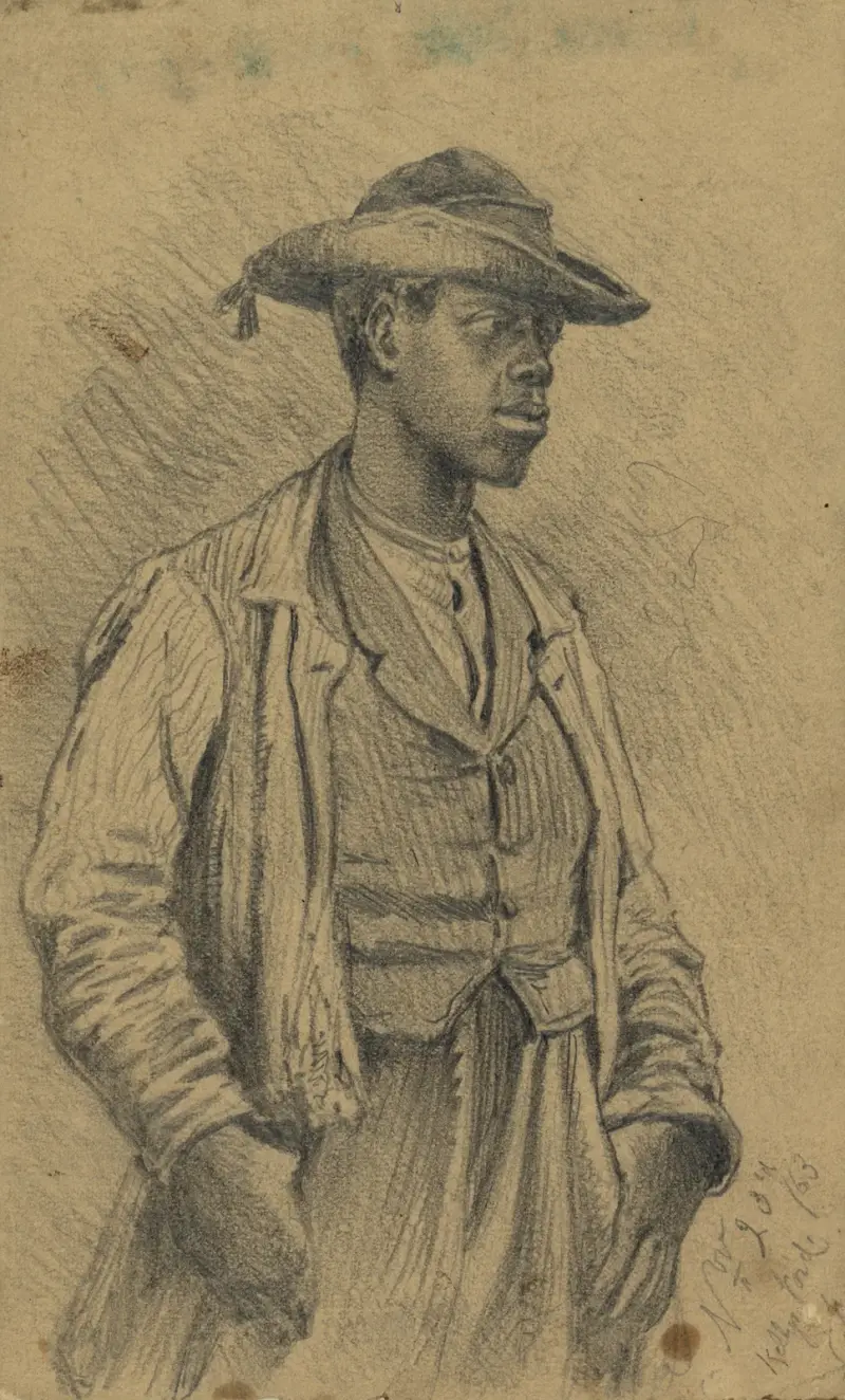 A mule driver av Edwin Forbes