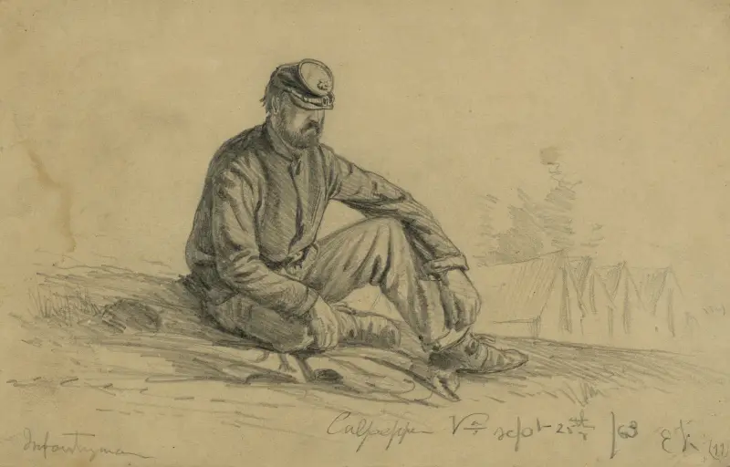 Infanterist av Edwin Forbes