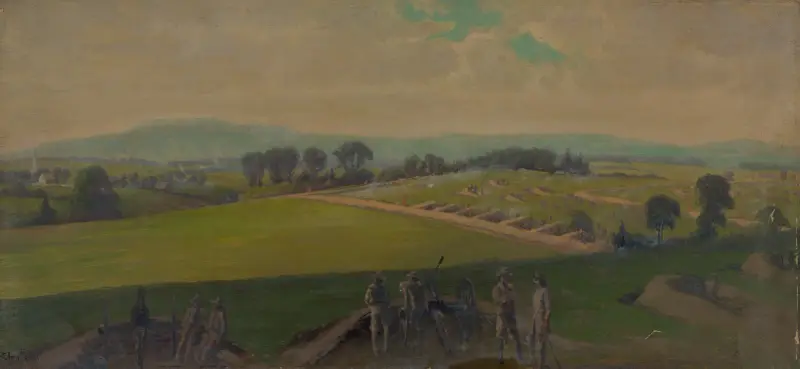 Armén av Virginias sista strid, ledd av general Lee av Edwin Forbes