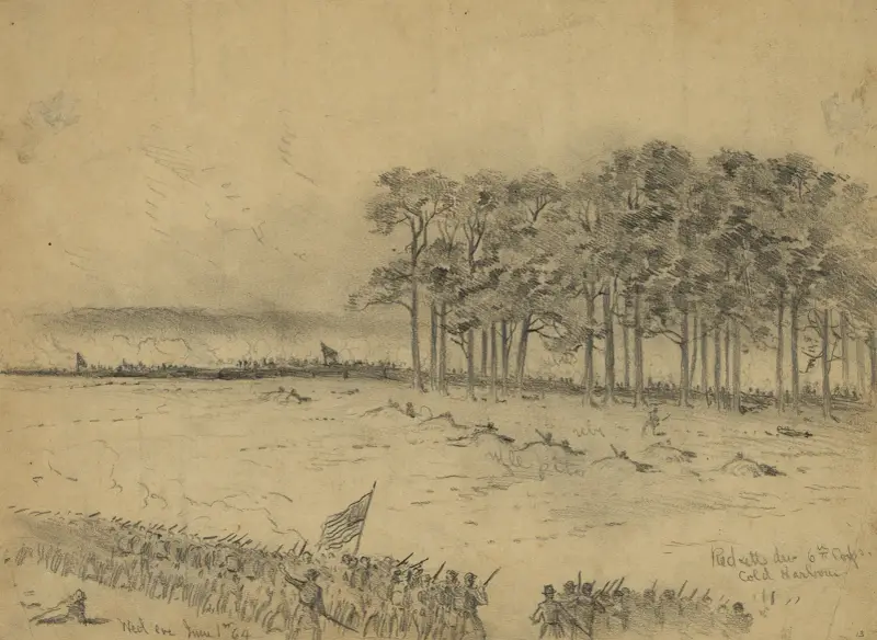 Ricketts Division (6. Korps), Cold Harbor von Edwin Forbes