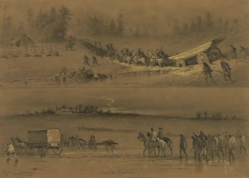 Stuck in the mud av Edwin Forbes