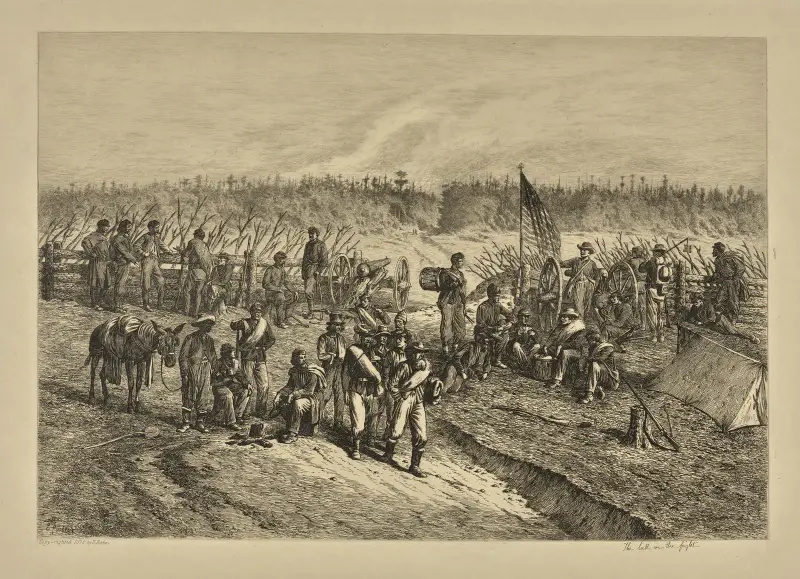 Pausen i striden av Edwin Forbes