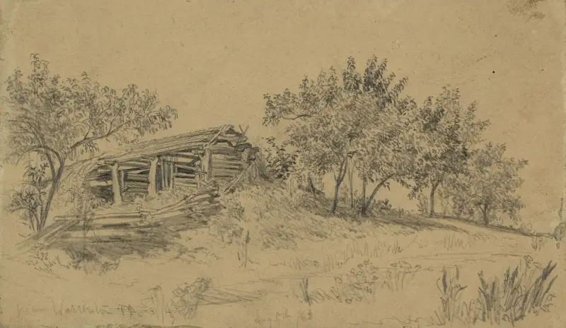 Die alte Scheune von Edwin Forbes