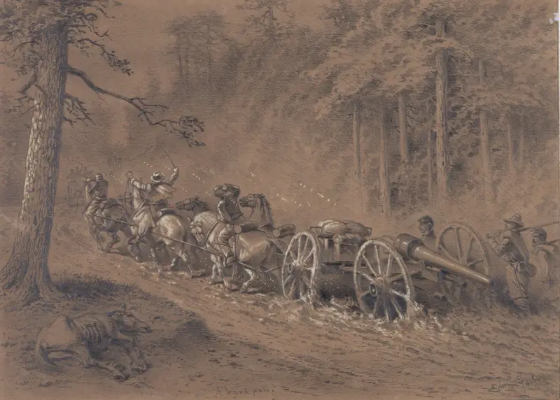 Genom vildmarken av Edwin Forbes