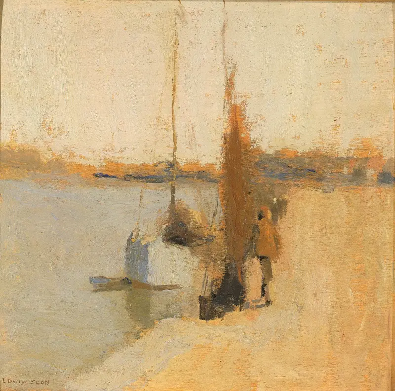 Łódź rybacka, Frank Edwin Scott