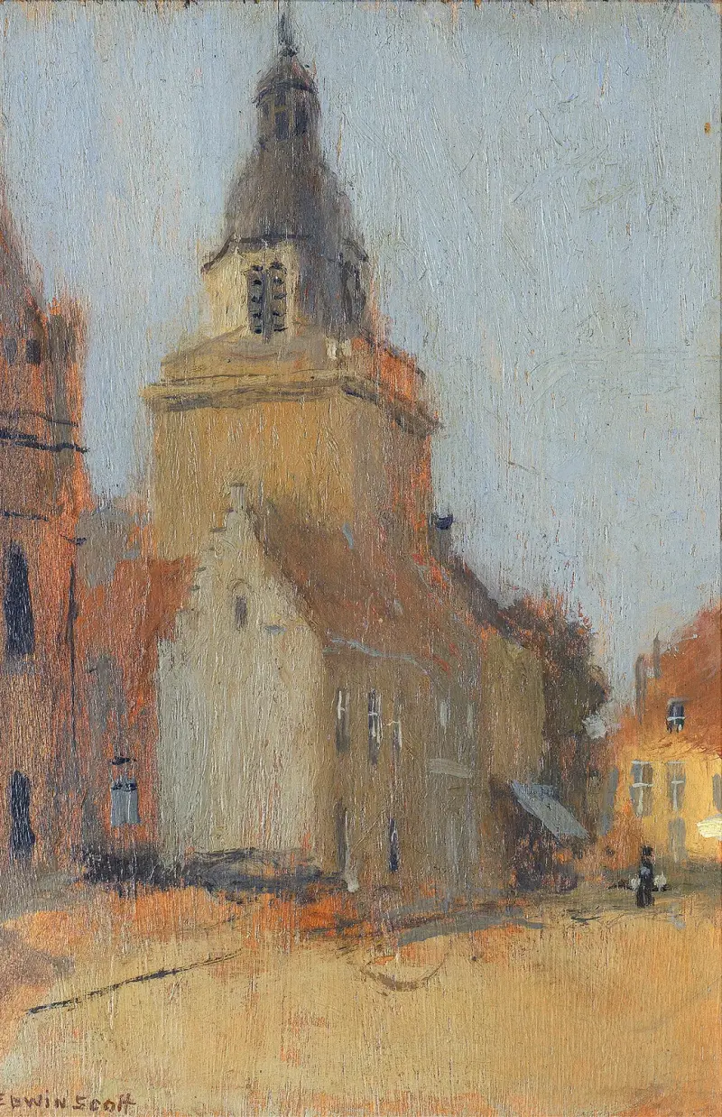 Kyrkan i staden av Frank Edwin Scott