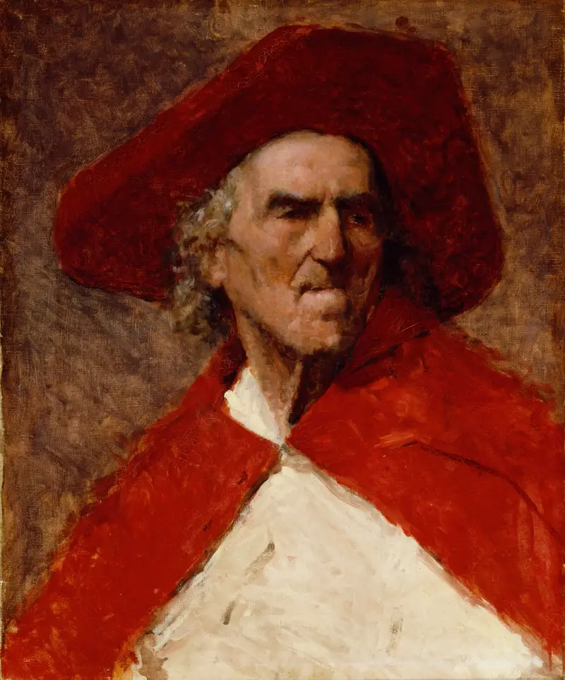 Homme au Chapeau Rouge av Frank Edwin Scott