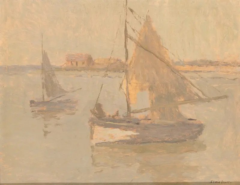 Honfleur Fishing Boats no. 1 av Frank Edwin Scott