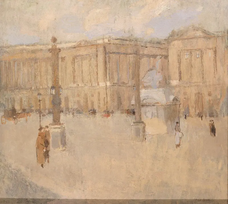 Place de la Concorde no. I av Frank Edwin Scott