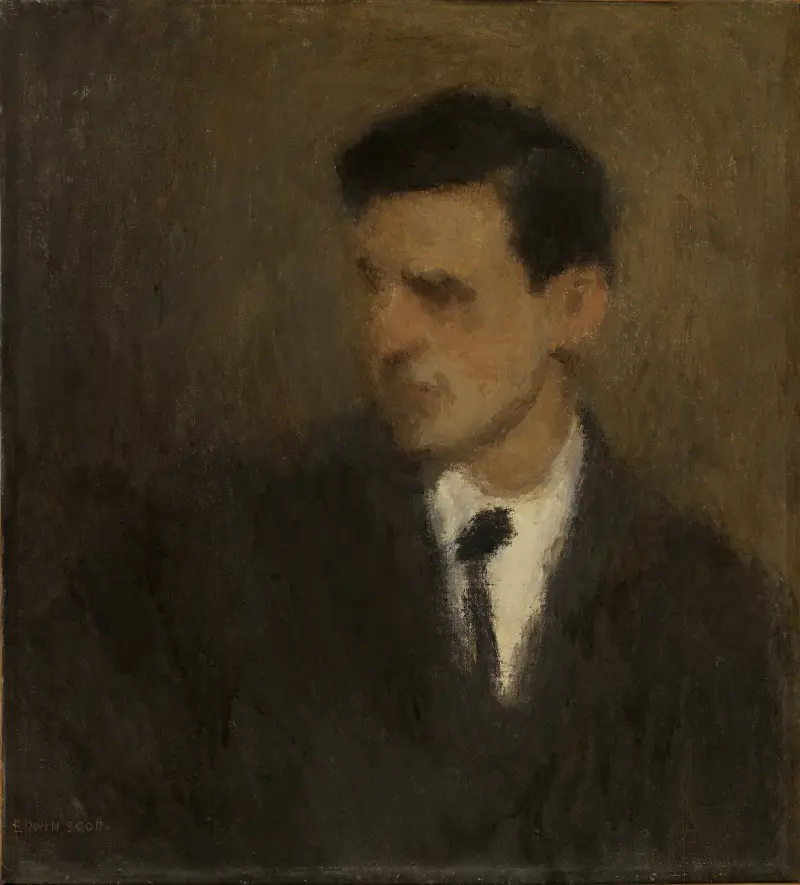 Portret młodego mężczyzny, Frank Edwin Scott
