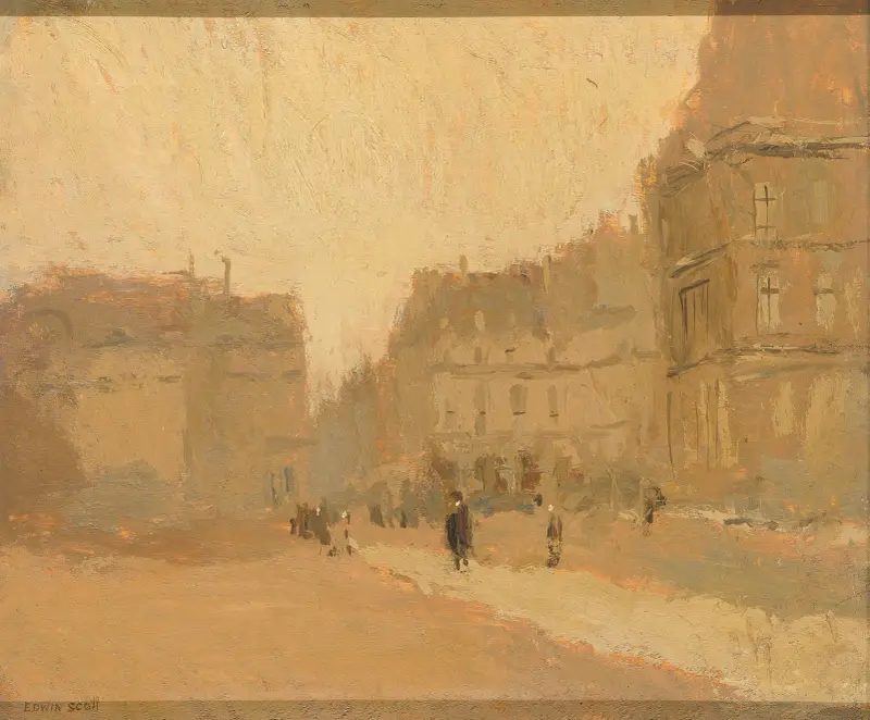 Rue des Pyramides av Frank Edwin Scott