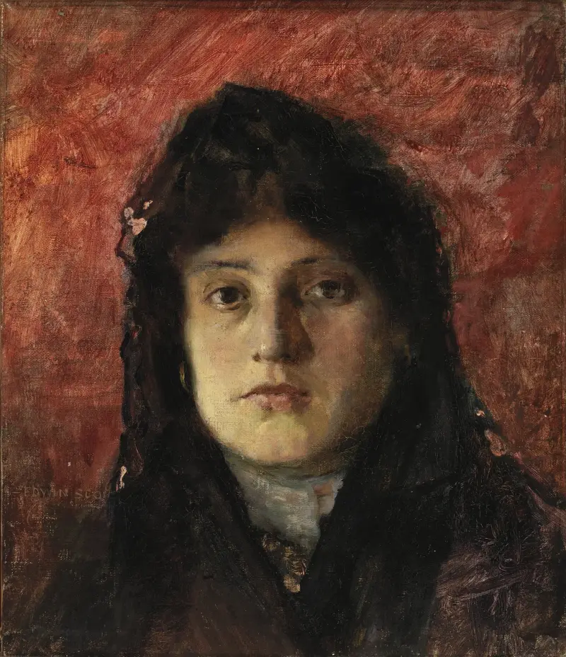 Frauenkopf von Frank Edwin Scott