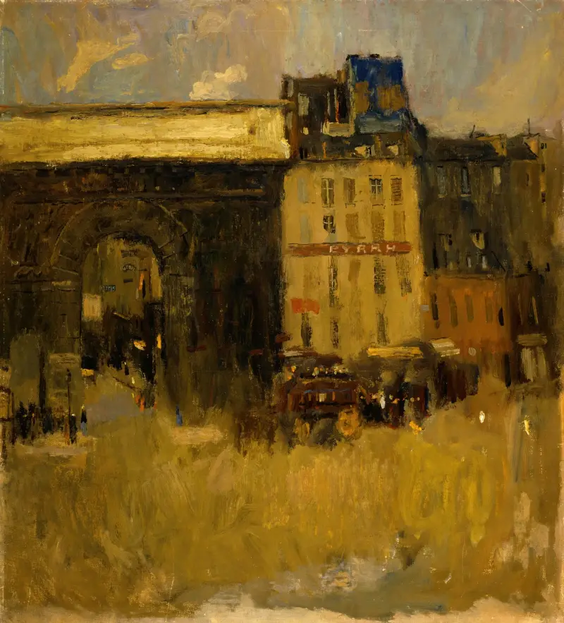 Alte Häuser (Paris) von Frank Edwin Scott