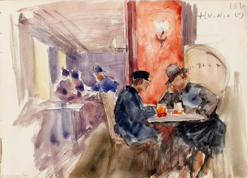 W kawiarni, Eero Järnefelt