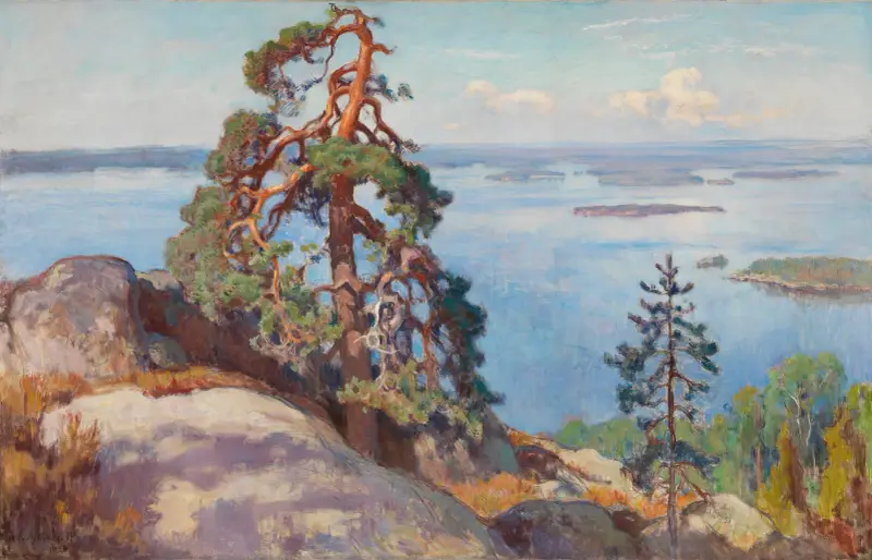 Landskap från Koli av Eero Järnefelt