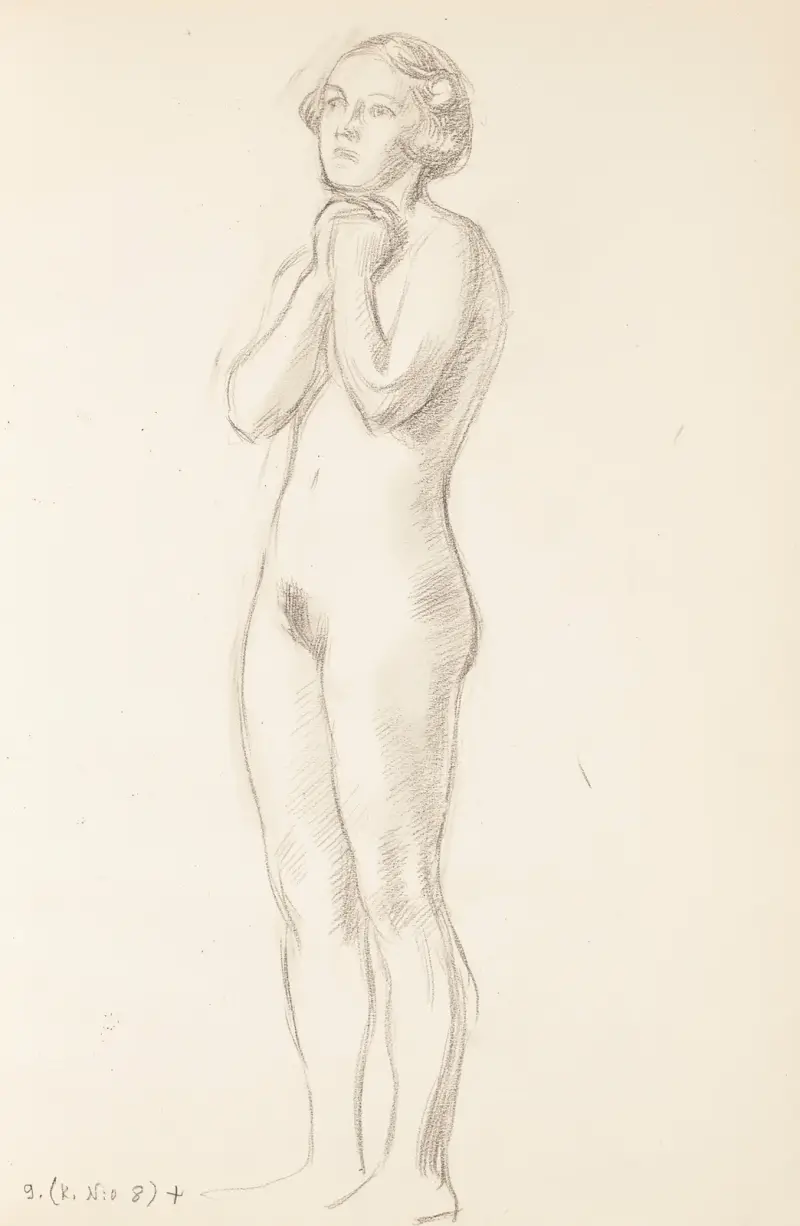 Aktmodell, 1920 von Eero Järnefelt