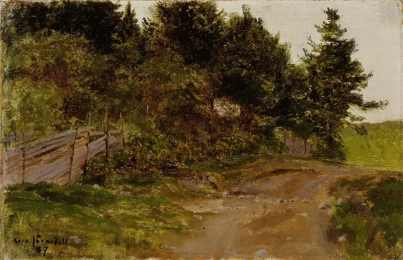 Skogsstig av Eero Järnefelt