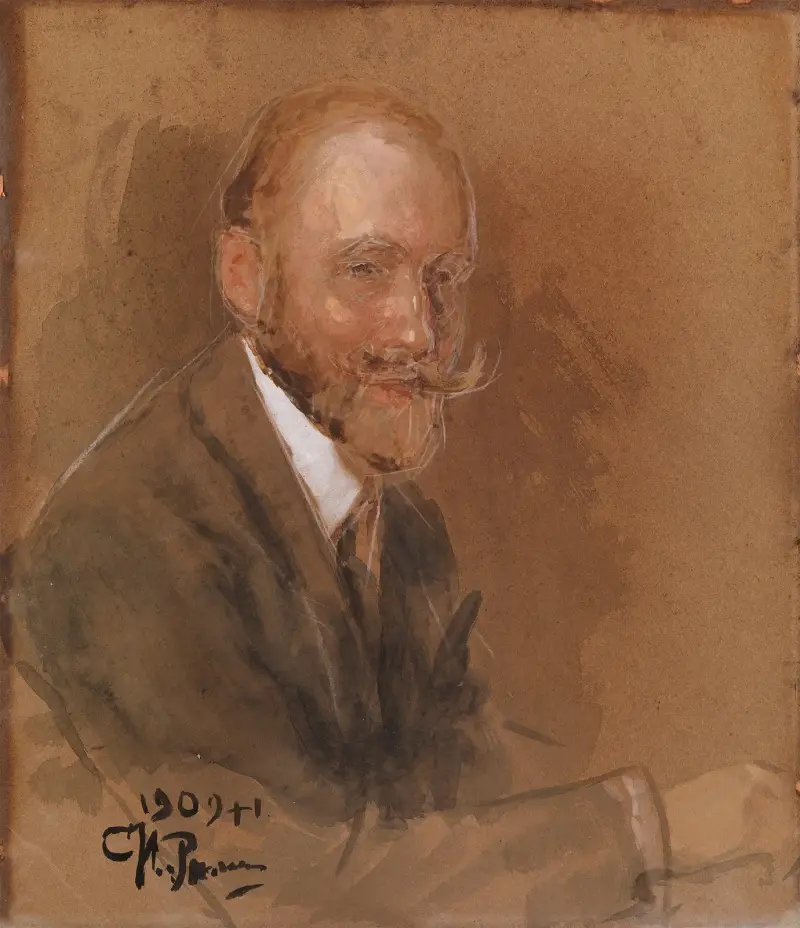 Portrait of Prince Vladimir Baryatinsky av Ilya Efimovich Repin