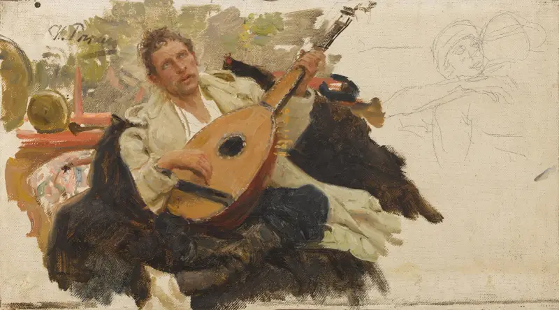 Der Musiker von Ilya Efimovich Repin