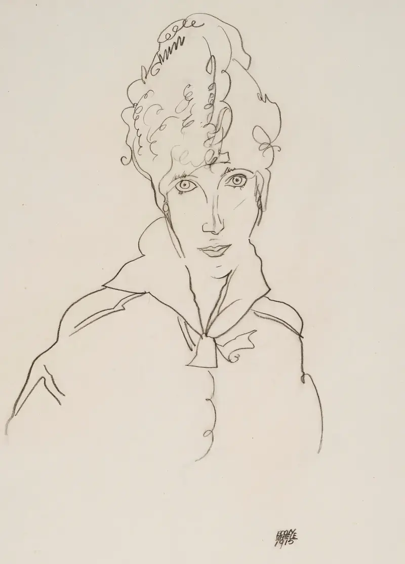 Portrét Edith Schiele, Egon Schiele