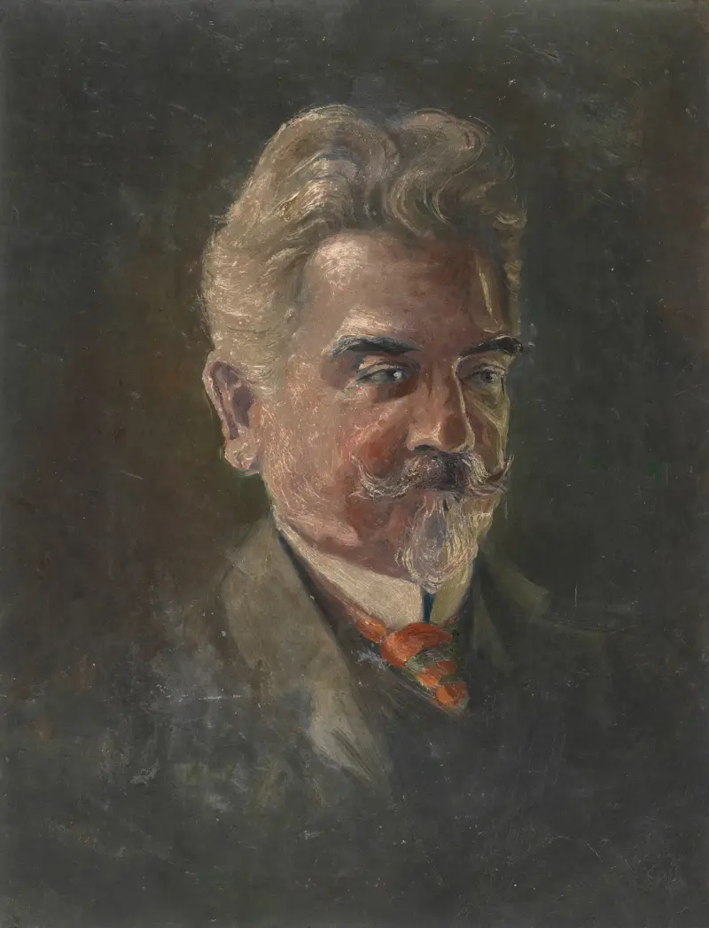 Bildnis Leopold Czihaczek av Egon Schiele