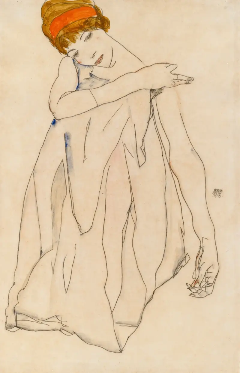 Tancerka (Die Tänzerin), Egon Schiele