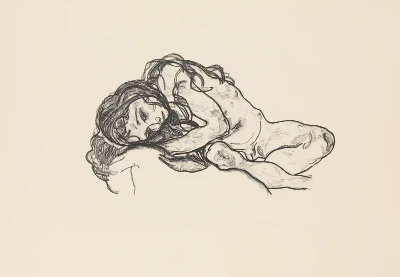 Dívka, Egon Schiele