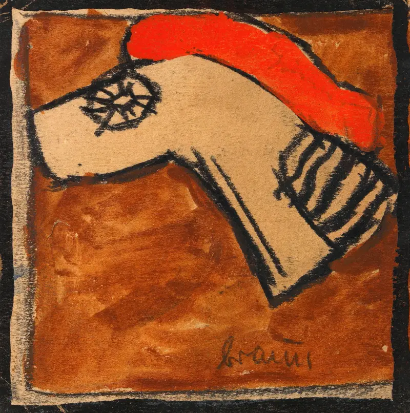 Hlavová část koňského postroje, Egon Schiele