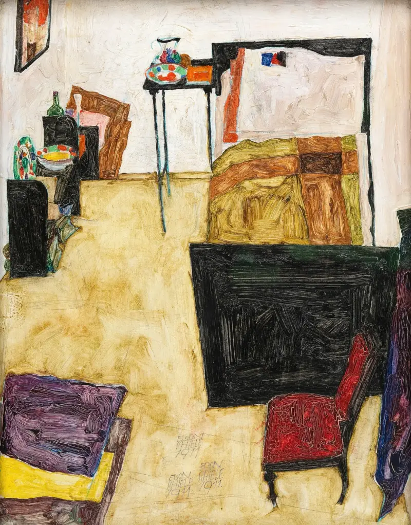 Mój salon (Pokój artysty w Neulengbach), Egon Schiele