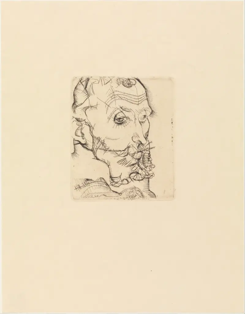 Portrait of Franz Hauer, 1914 – nr 1 av Egon Schiele