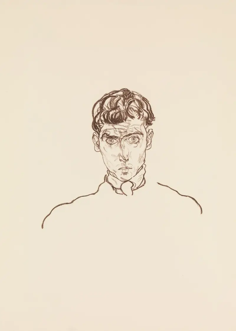 Portrait of Paris von Gütersloh, 1918 av Egon Schiele