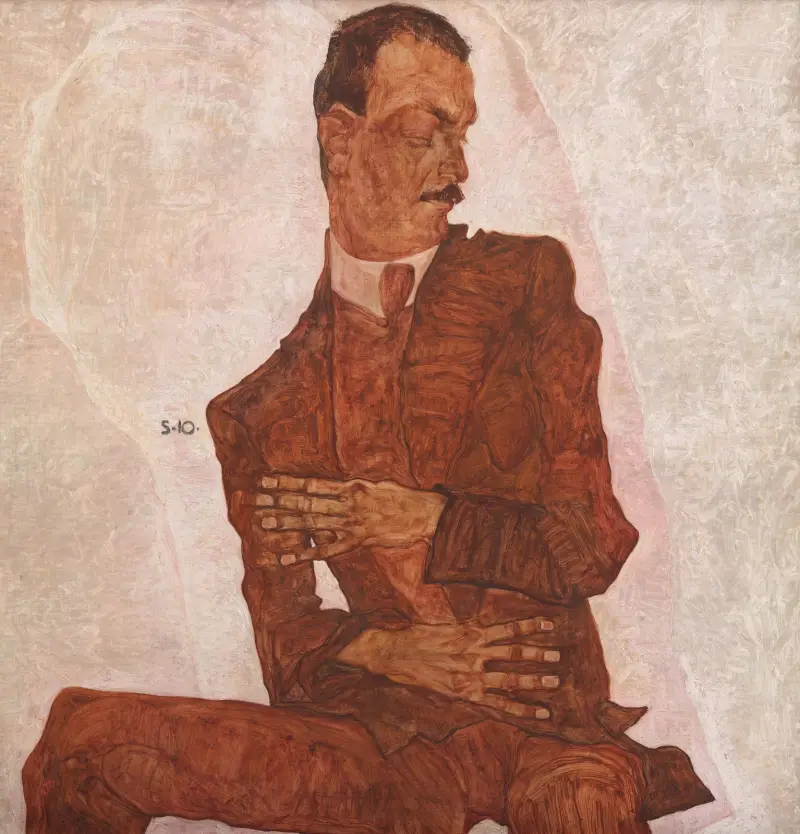 Bildnis Arthur Roessler von Egon Schiele