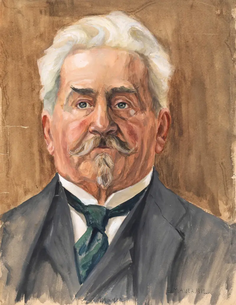 Porträt Leopold Czihaczek, 1912 av Egon Schiele