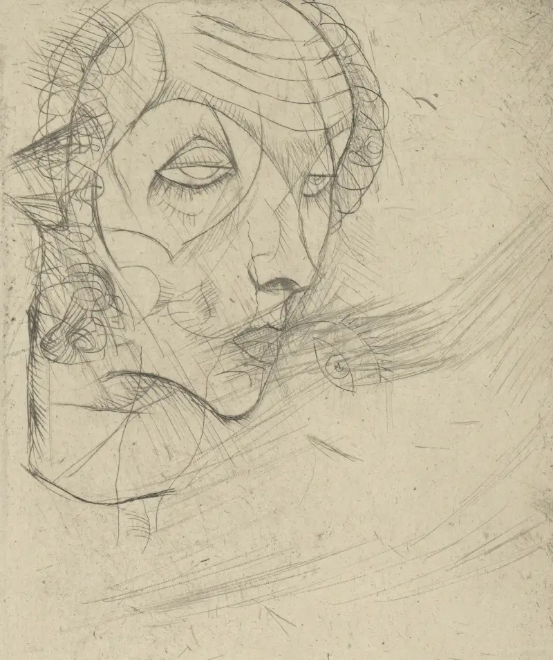 Selbstporträt, 1914 – Nr. 2 von Egon Schiele