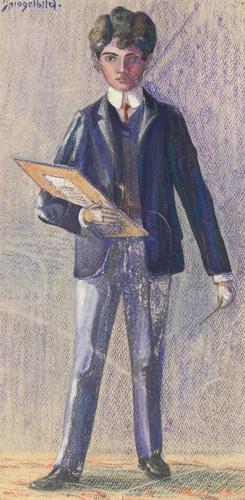 Spiegelbild von Egon Schiele