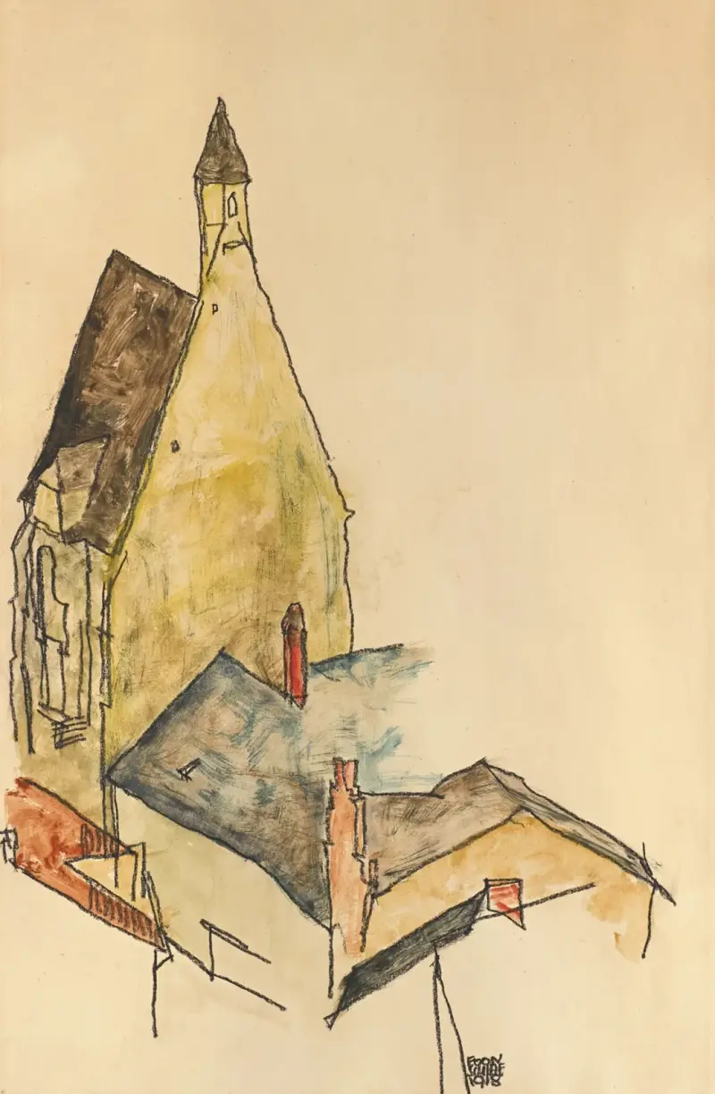 Spitalskirche, Mödling von Egon Schiele