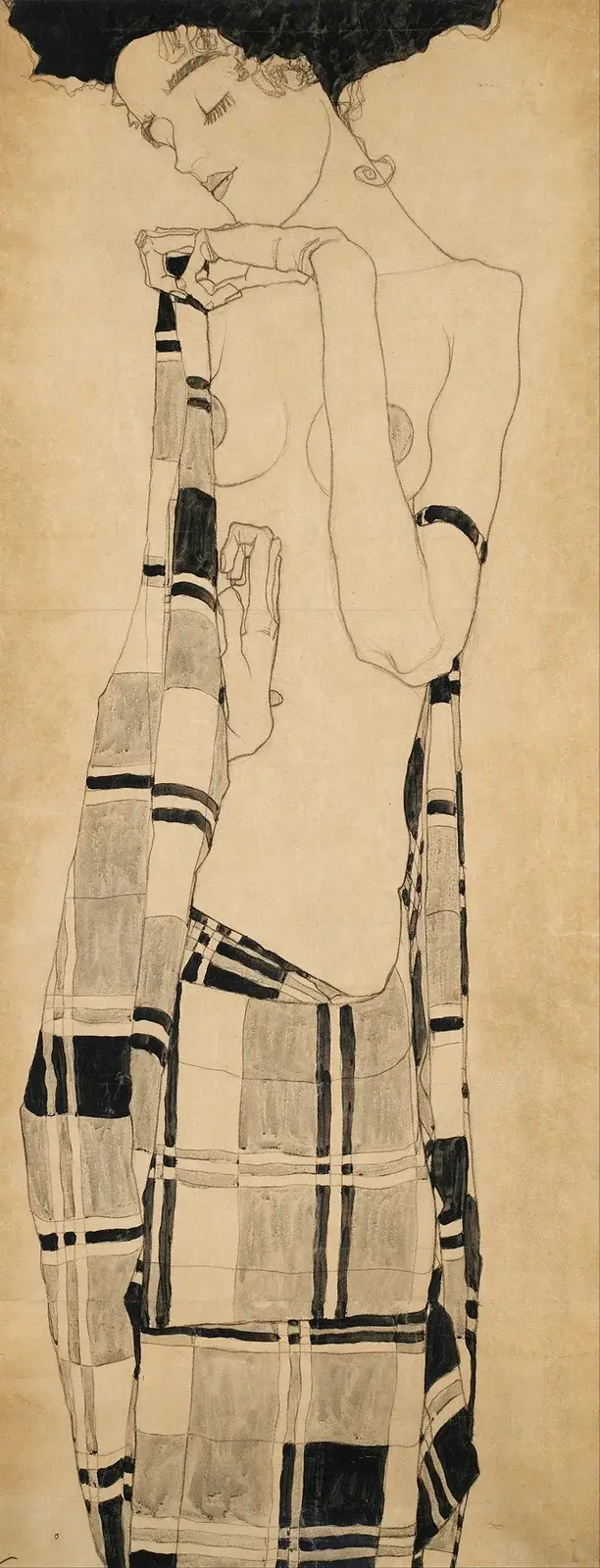 Stehendes Mädchen von Egon Schiele