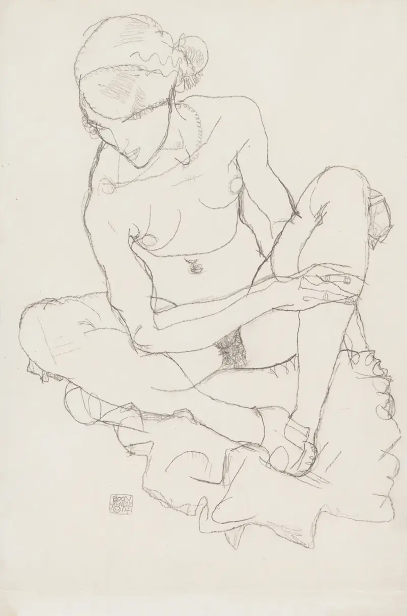 Ohne Titel von Egon Schiele