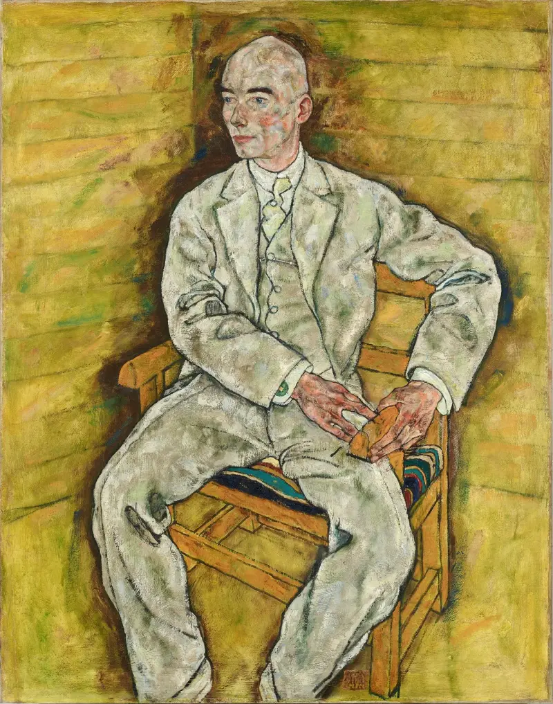 Victor Ritter von Bauer, Egon Schiele