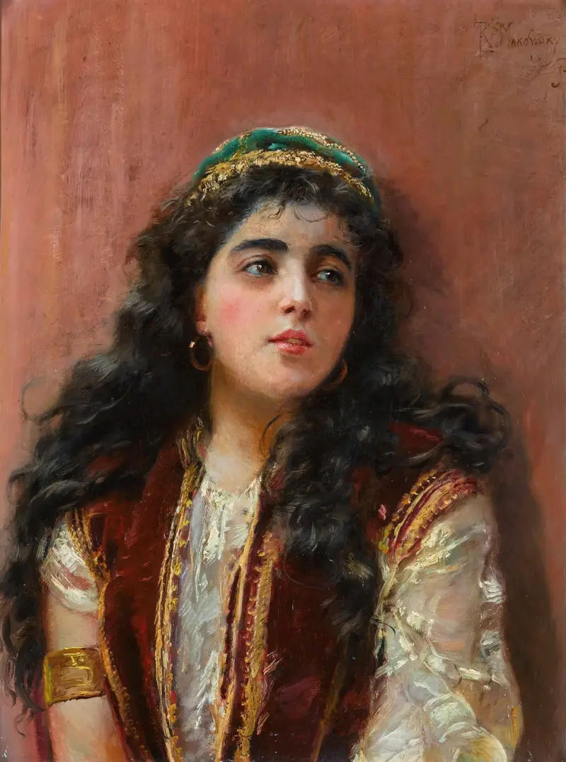 Turkish Girl av Konstantin Egorovich Makovsky
