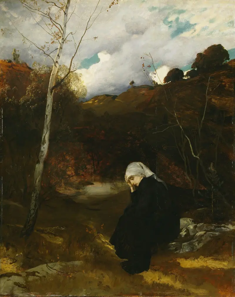 Andante. Autumn Evening at Ask av Eilif Peterssen