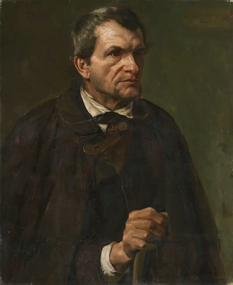Figur Study of the Farmer Florian Killian av Eilif Peterssen