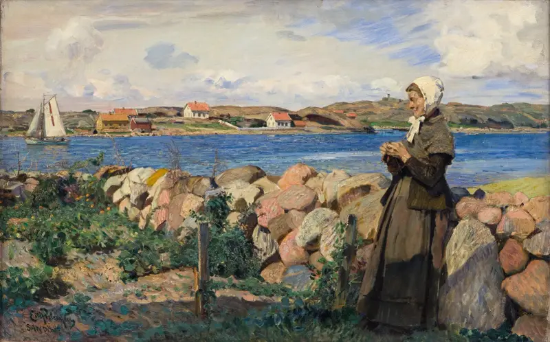 From the Norwegian Archipelago av Eilif Peterssen